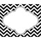 Barker Creek Chevron Black Tie Affair Name Tags/Self-Adhesive Labels, 45/Pack 1525 - alternate 1